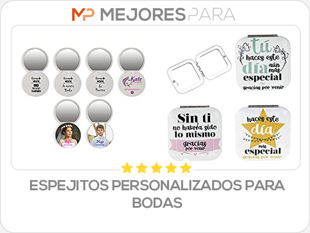 espejitos personalizados para bodas