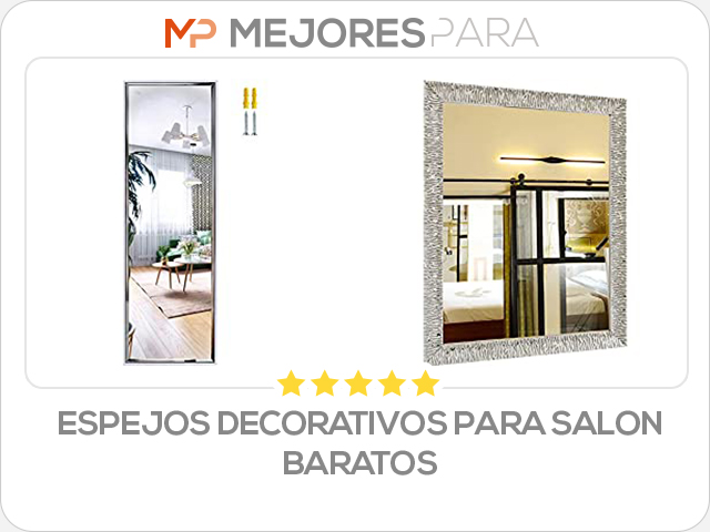 espejos decorativos para salon baratos