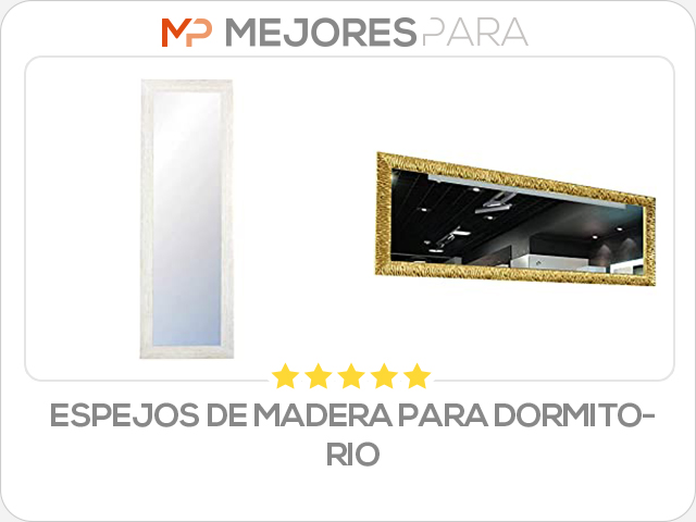 espejos de madera para dormitorio