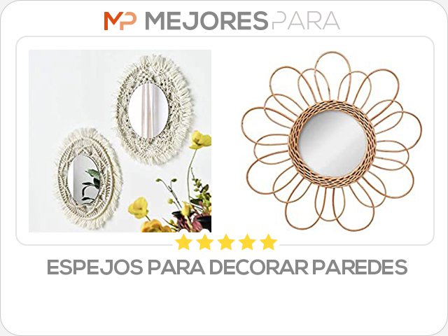 espejos para decorar paredes