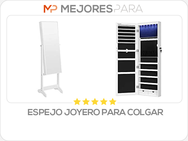 espejo joyero para colgar