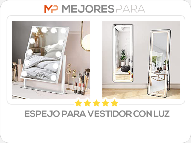 espejo para vestidor con luz