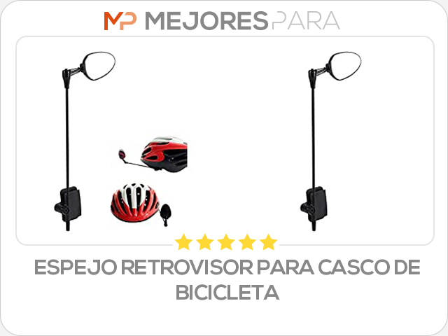 espejo retrovisor para casco de bicicleta