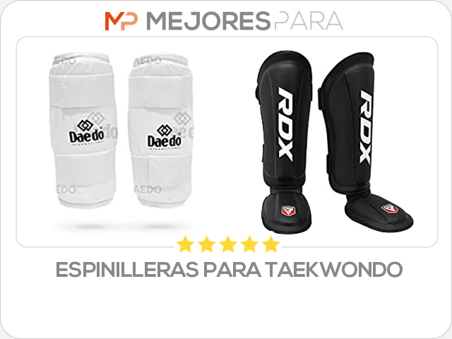 espinilleras para taekwondo