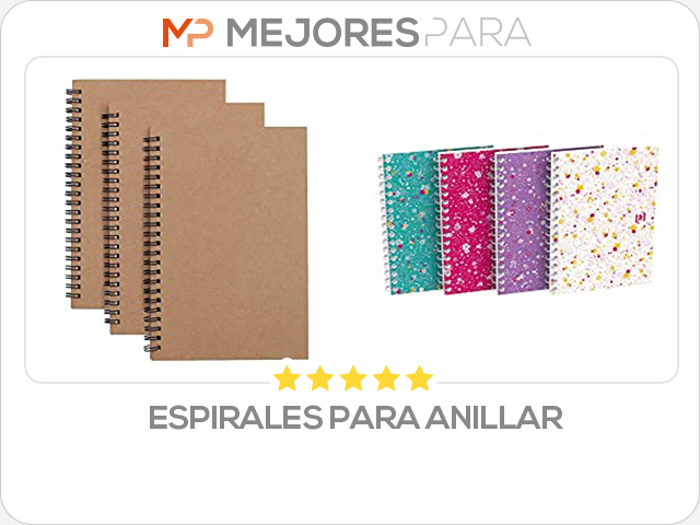 espirales para anillar