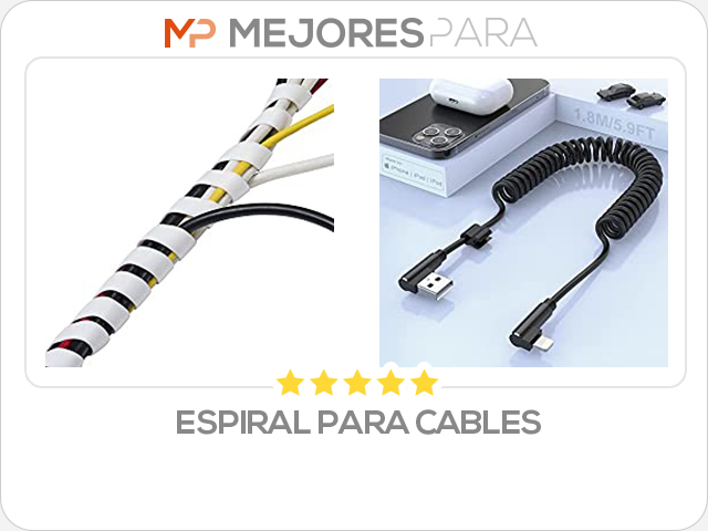 espiral para cables