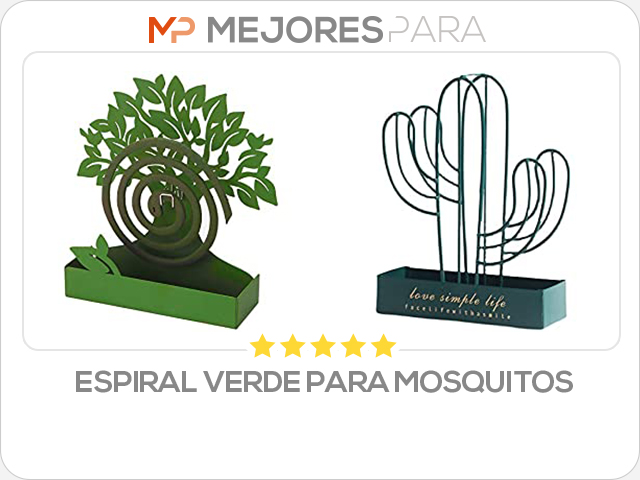 espiral verde para mosquitos