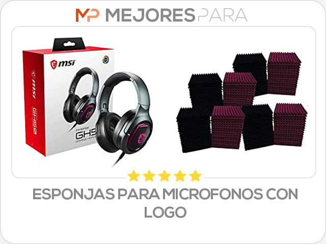 esponjas para microfonos con logo