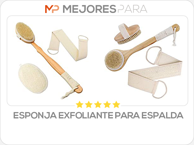 esponja exfoliante para espalda