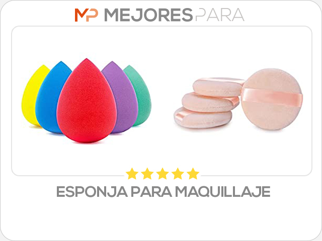 esponja para maquillaje