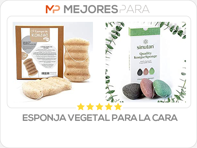 esponja vegetal para la cara