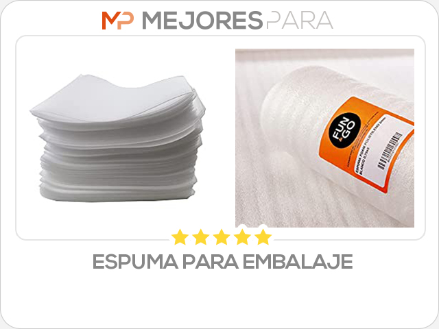 espuma para embalaje