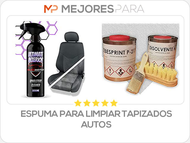 espuma para limpiar tapizados autos