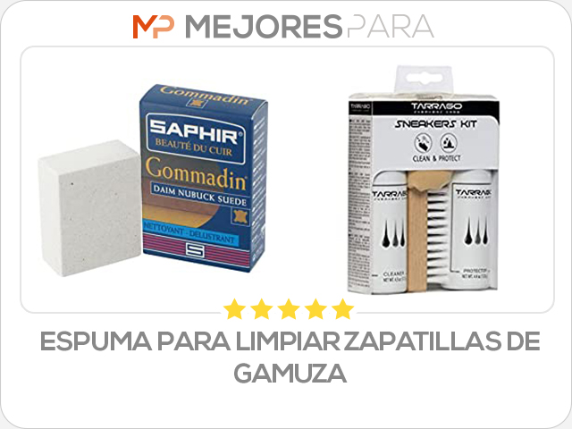 espuma para limpiar zapatillas de gamuza