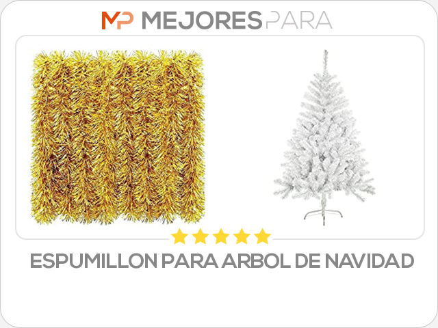 espumillon para arbol de navidad