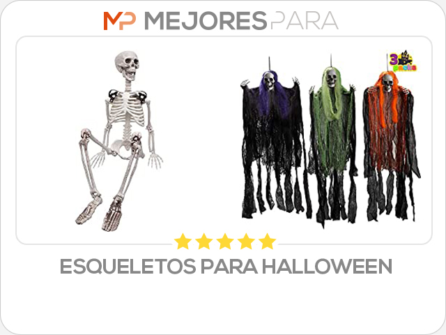 esqueletos para halloween