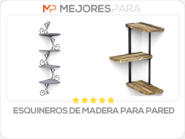 esquineros de madera para pared