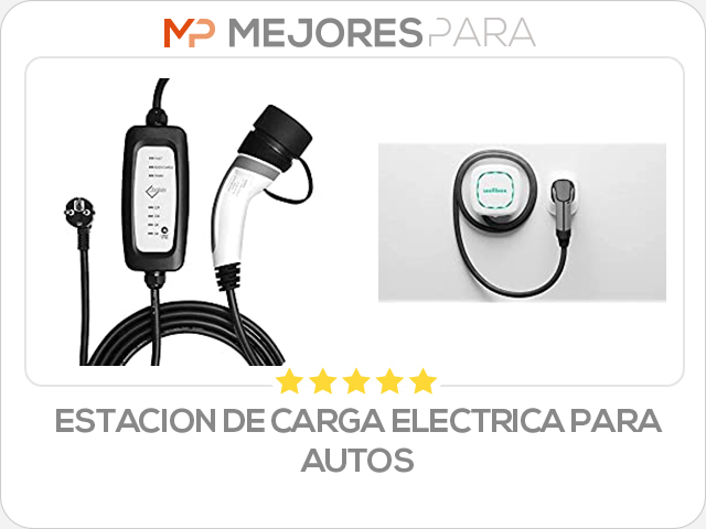 estacion de carga electrica para autos