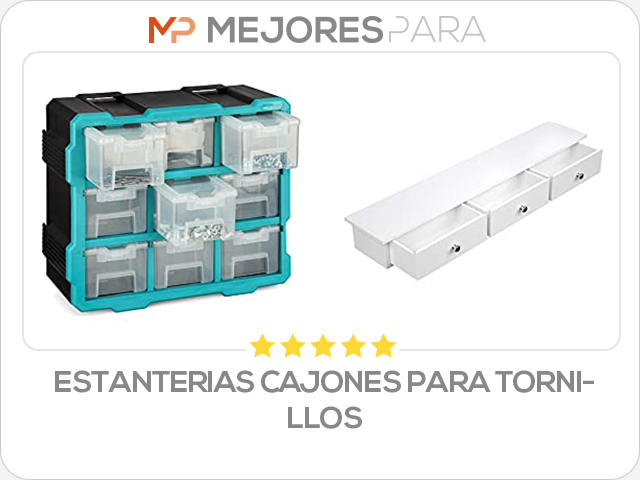 estanterias cajones para tornillos