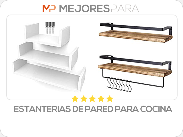 estanterias de pared para cocina