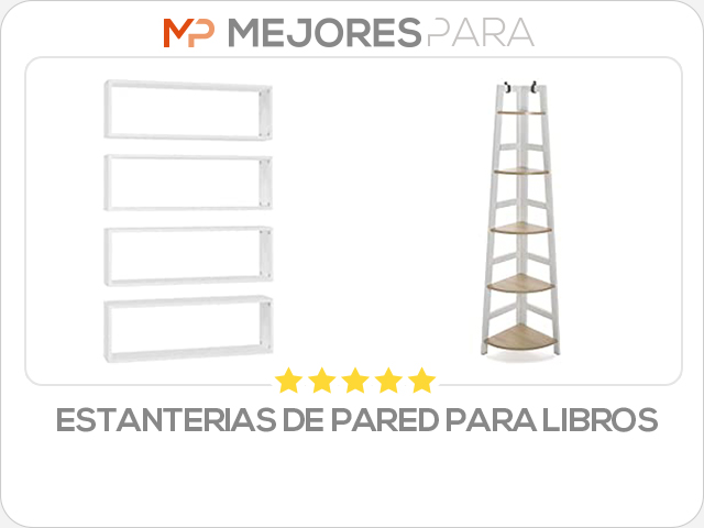 estanterias de pared para libros