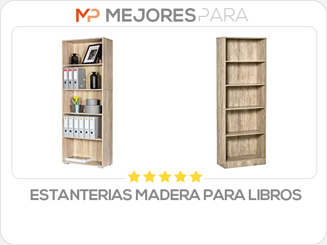 estanterias madera para libros