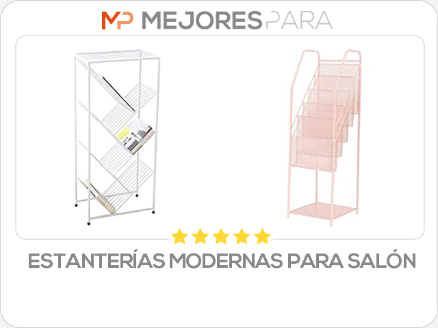 estanterías modernas para salón