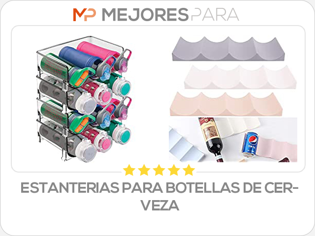 estanterias para botellas de cerveza