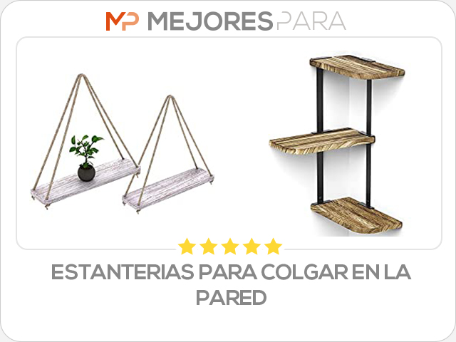 estanterias para colgar en la pared