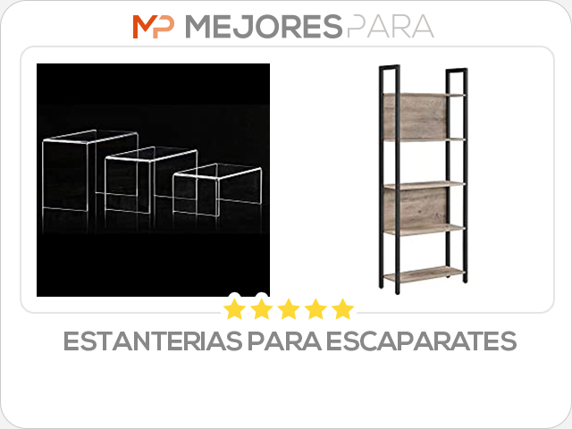 estanterias para escaparates