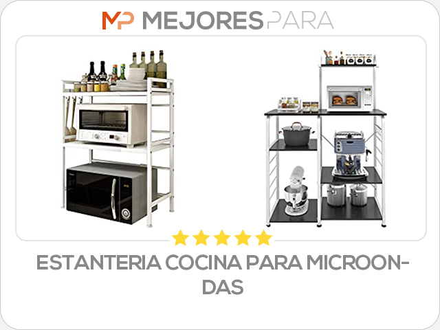 estanteria cocina para microondas