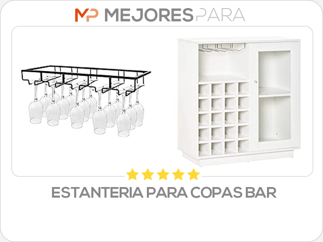 estanteria para copas bar