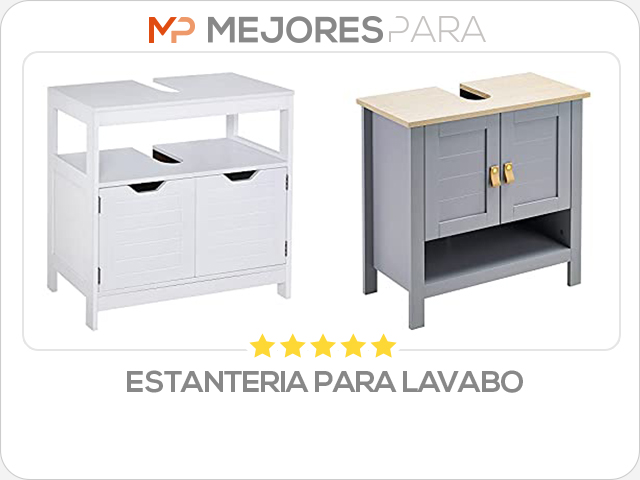 estanteria para lavabo