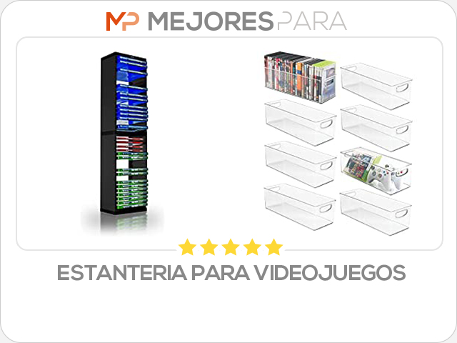 estanteria para videojuegos