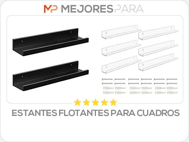 estantes flotantes para cuadros