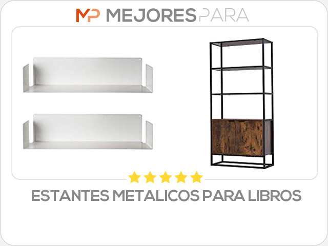 estantes metalicos para libros