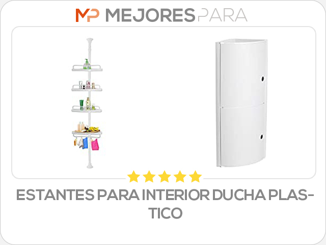 estantes para interior ducha plastico