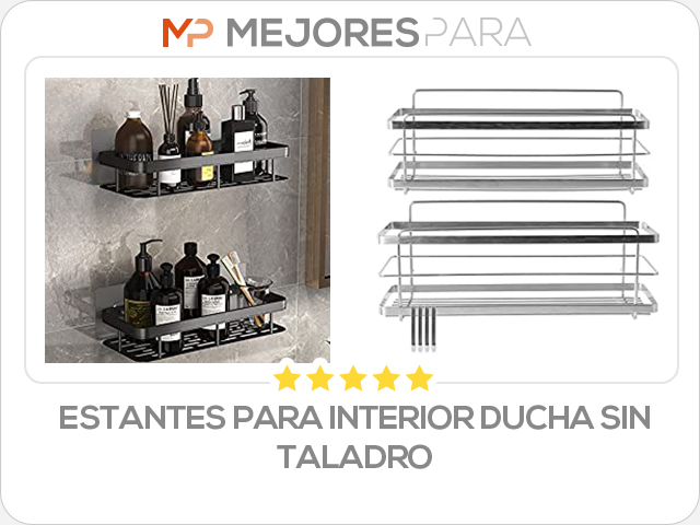 estantes para interior ducha sin taladro