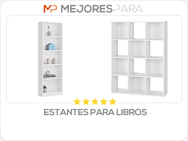 estantes para libros