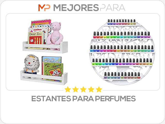 estantes para perfumes