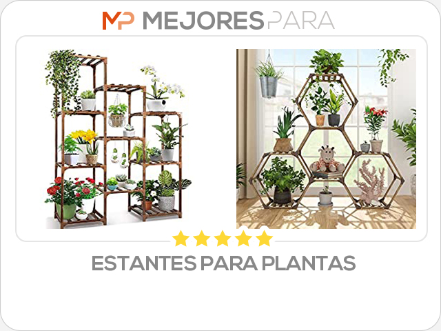 estantes para plantas