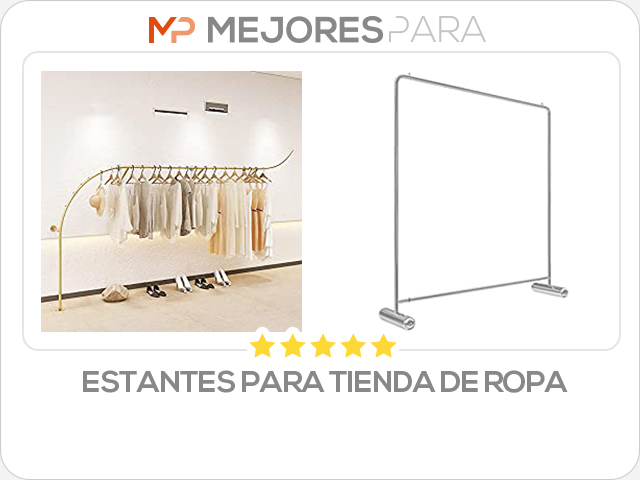 estantes para tienda de ropa