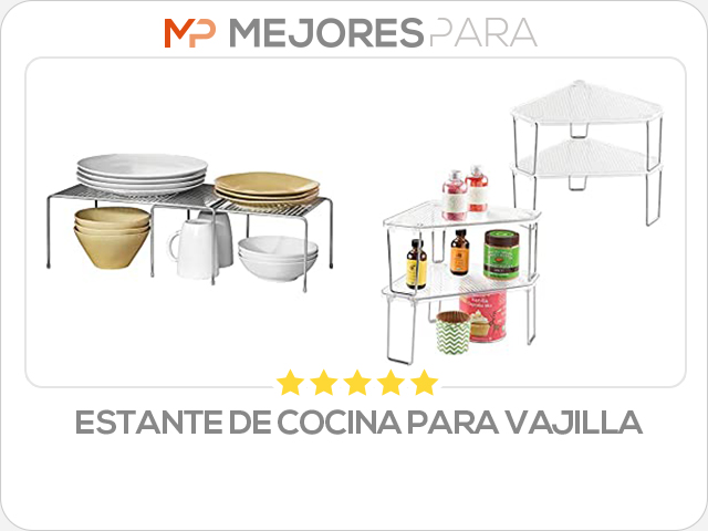 estante de cocina para vajilla