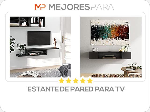 estante de pared para tv