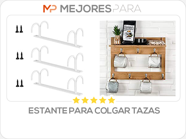 estante para colgar tazas