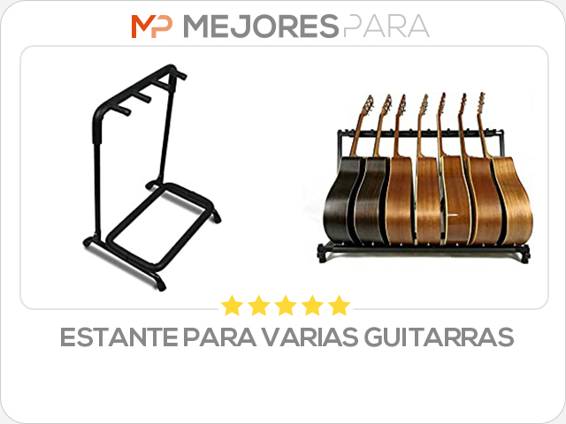 estante para varias guitarras