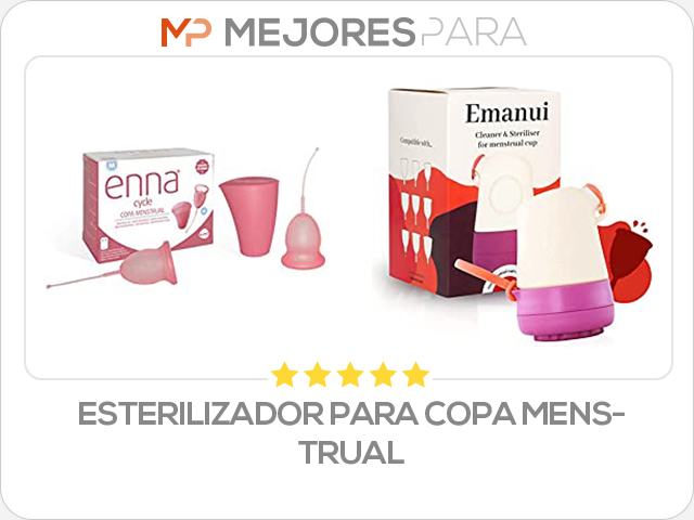 esterilizador para copa menstrual