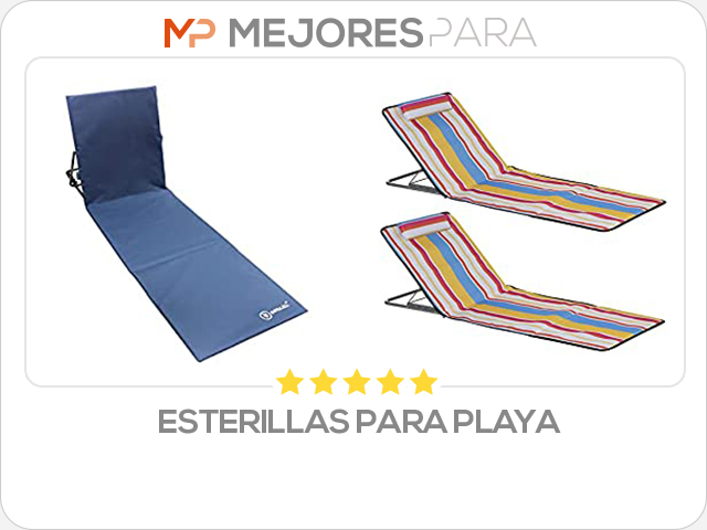 esterillas para playa