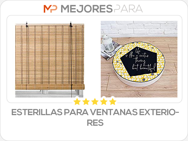 esterillas para ventanas exteriores