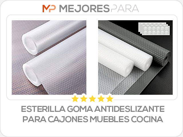 esterilla goma antideslizante para cajones muebles cocina